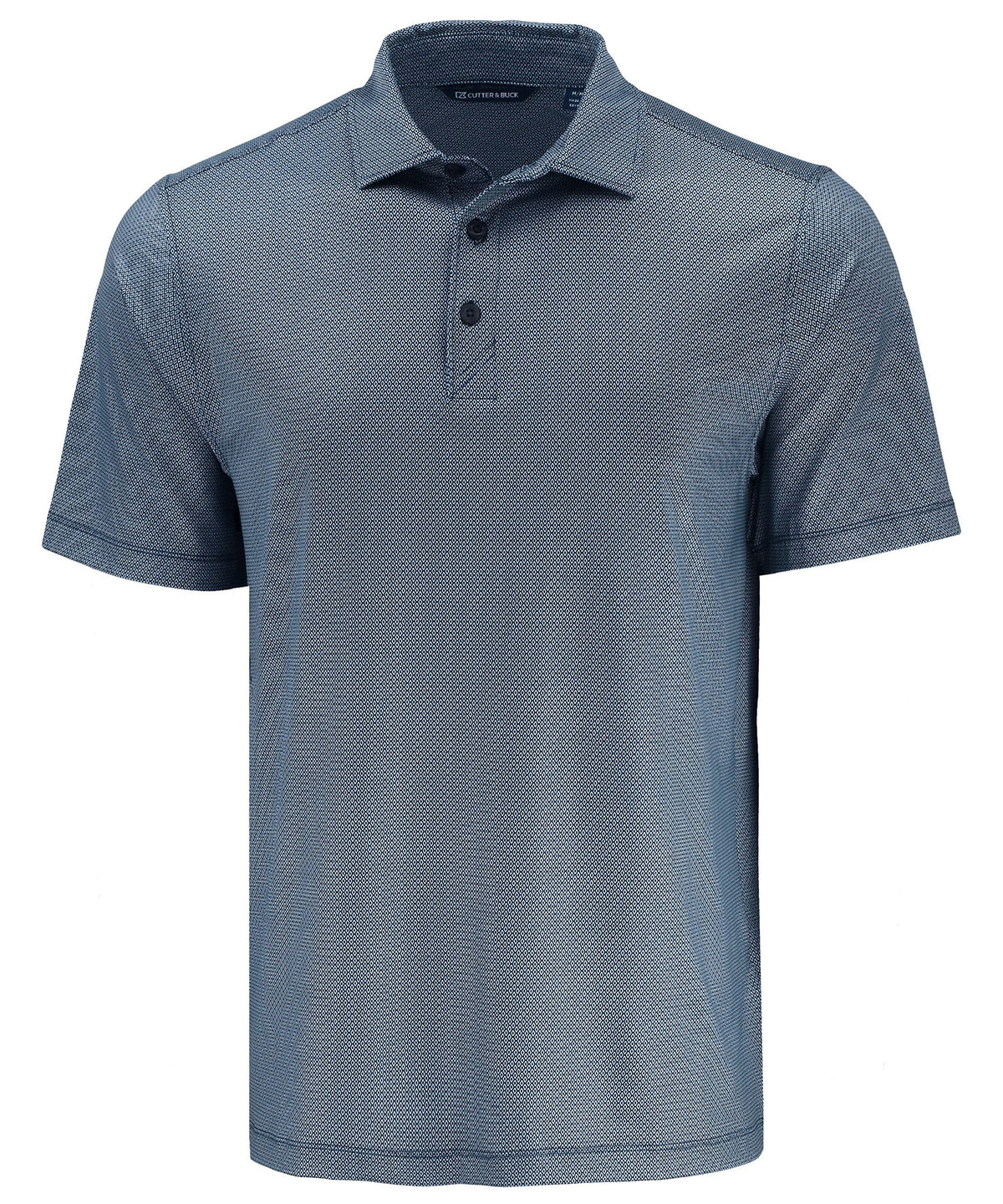 Cutter & Buck Short Sleeve Pike Recycled Lattice Print Polo, Men's Big & Tall