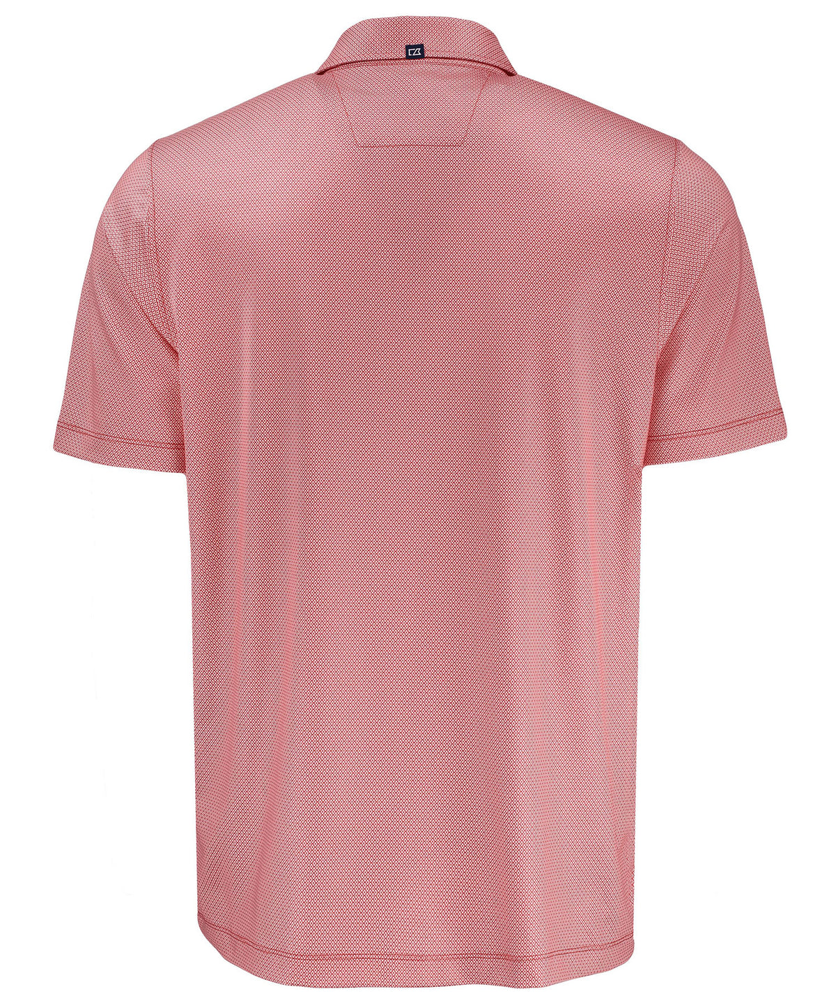 Cutter & Buck Short Sleeve Pike Recycled Lattice Print Polo, Men's Big & Tall