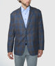 Westport Black Two Button Plaid Sport Coat