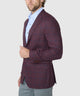 Westport Black Two Button Windowpane Sport Coat