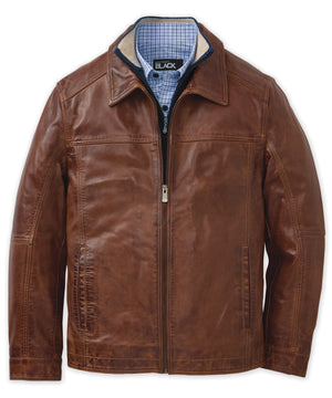 Westport Black Premium Leather Jacket