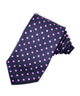 Westport Black Italian Silk Dot Tie