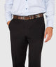 Westport Black Flat Front Performance Stretch Gabardine Pant