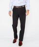 Westport Black Flat Front Performance Stretch Gabardine Pant