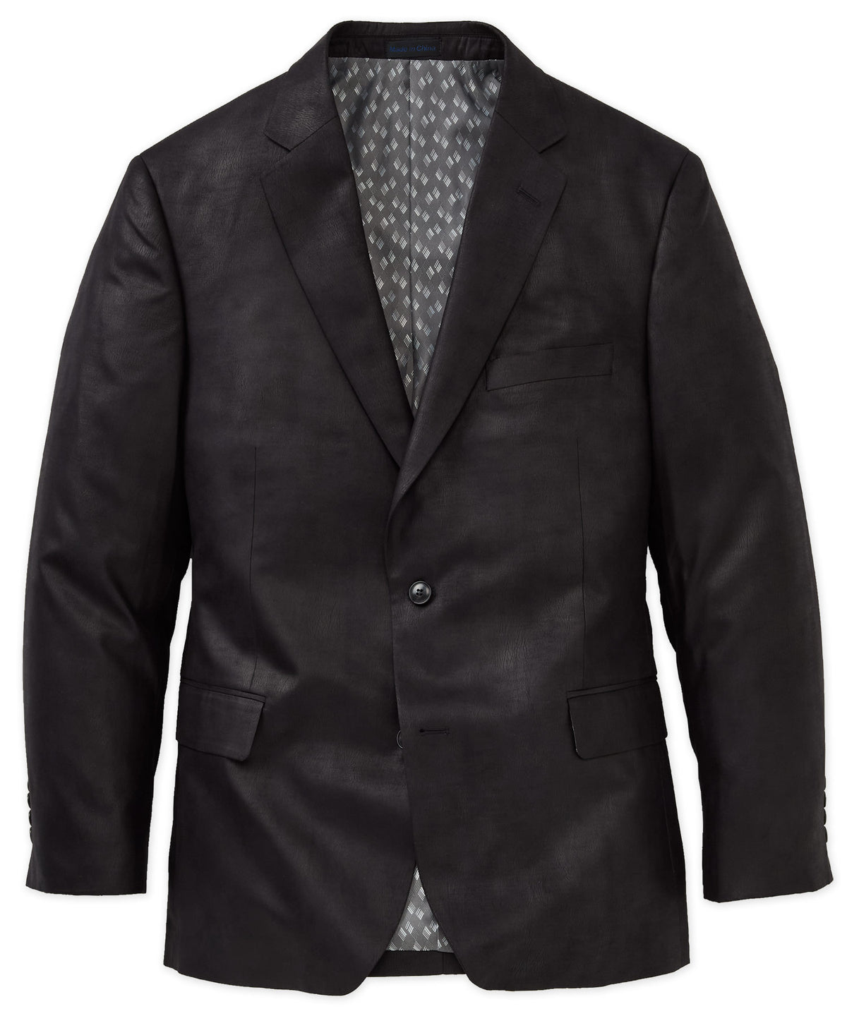 Westport Lifestyle Two-Button Side Vent Microfiber Sport Coat, Men's Big & Tall