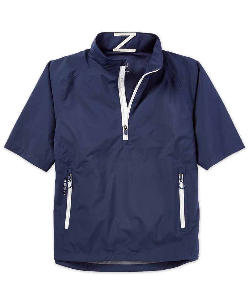 Zero Restriction Half-Sleeve Waterproof Quarter-Zip Jacket