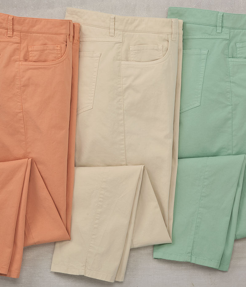 Westport Black Garment-Dyed Broken Twill 5-Pocket Pant