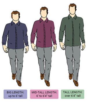 Westport No-Tuck Long Sleeve Button Under Collar Stretch Performance 'Stamps' Sport Shirt