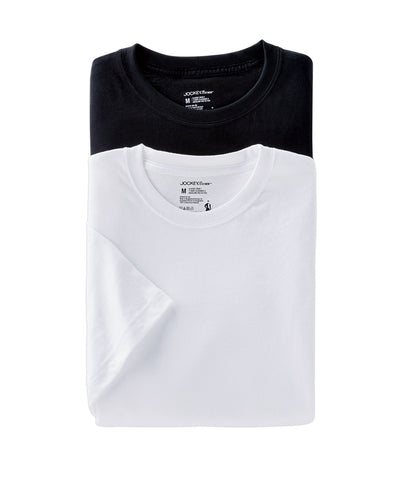 Jockey Crewneck Tee Shirt (2-Pack), Men's Big & Tall