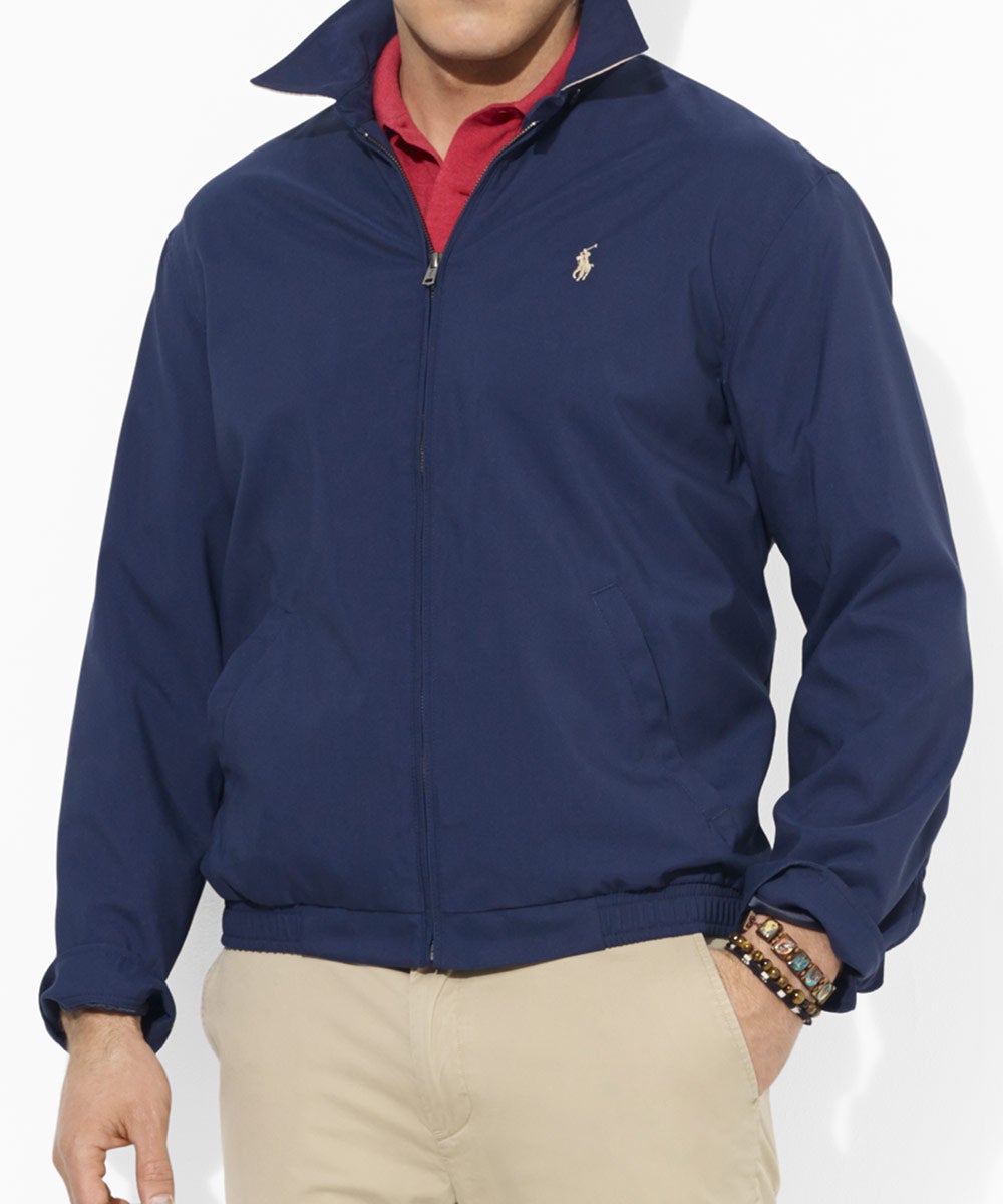 Polo Ralph Lauren Microfiber Full-Zip Waist-Length Jacket, Men's Big & Tall