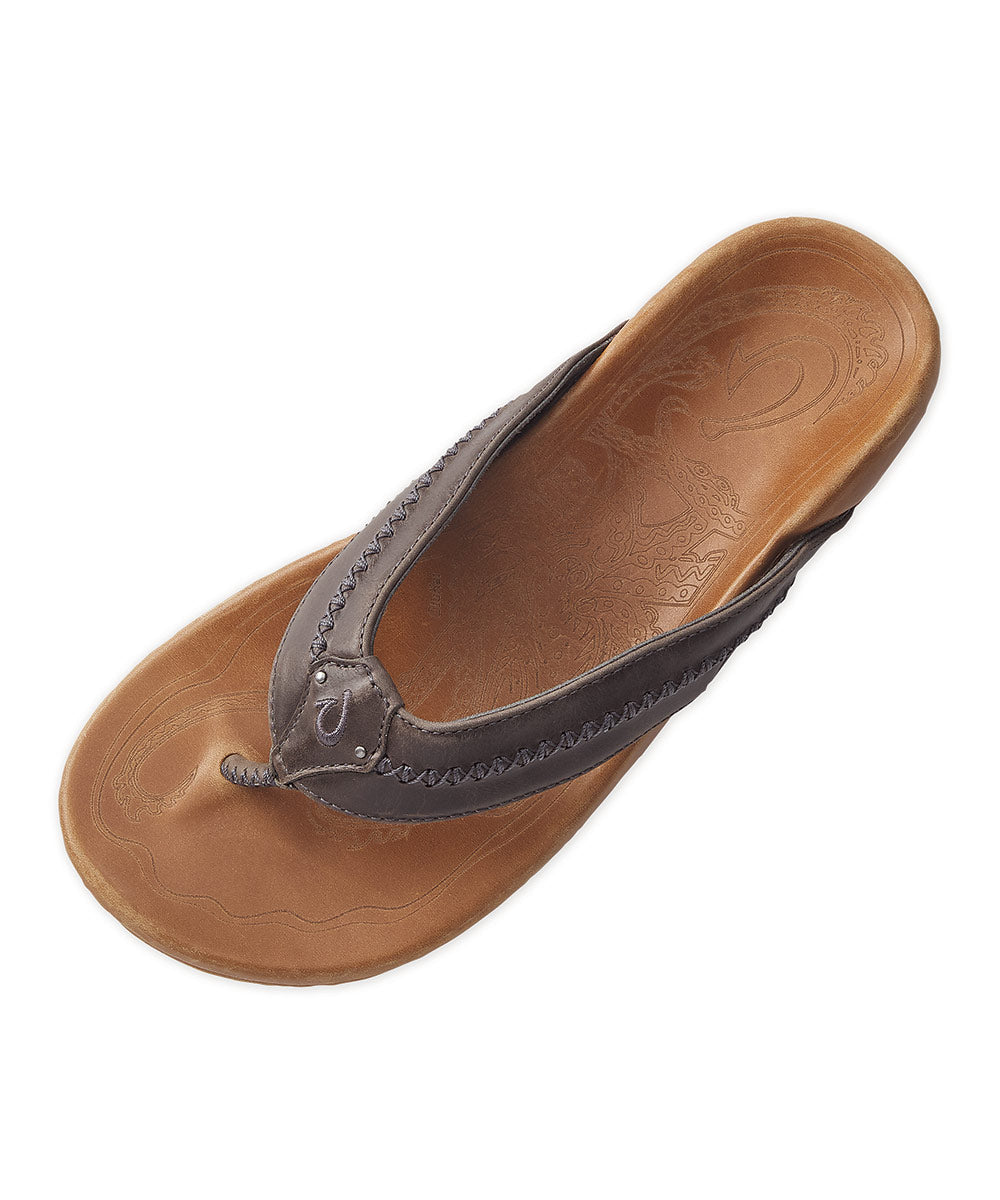 Olukai Mea Ola Leather Sandals, Men's Big & Tall