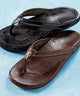 OluKai Mea Ola Leather Flip-Flop Sandals