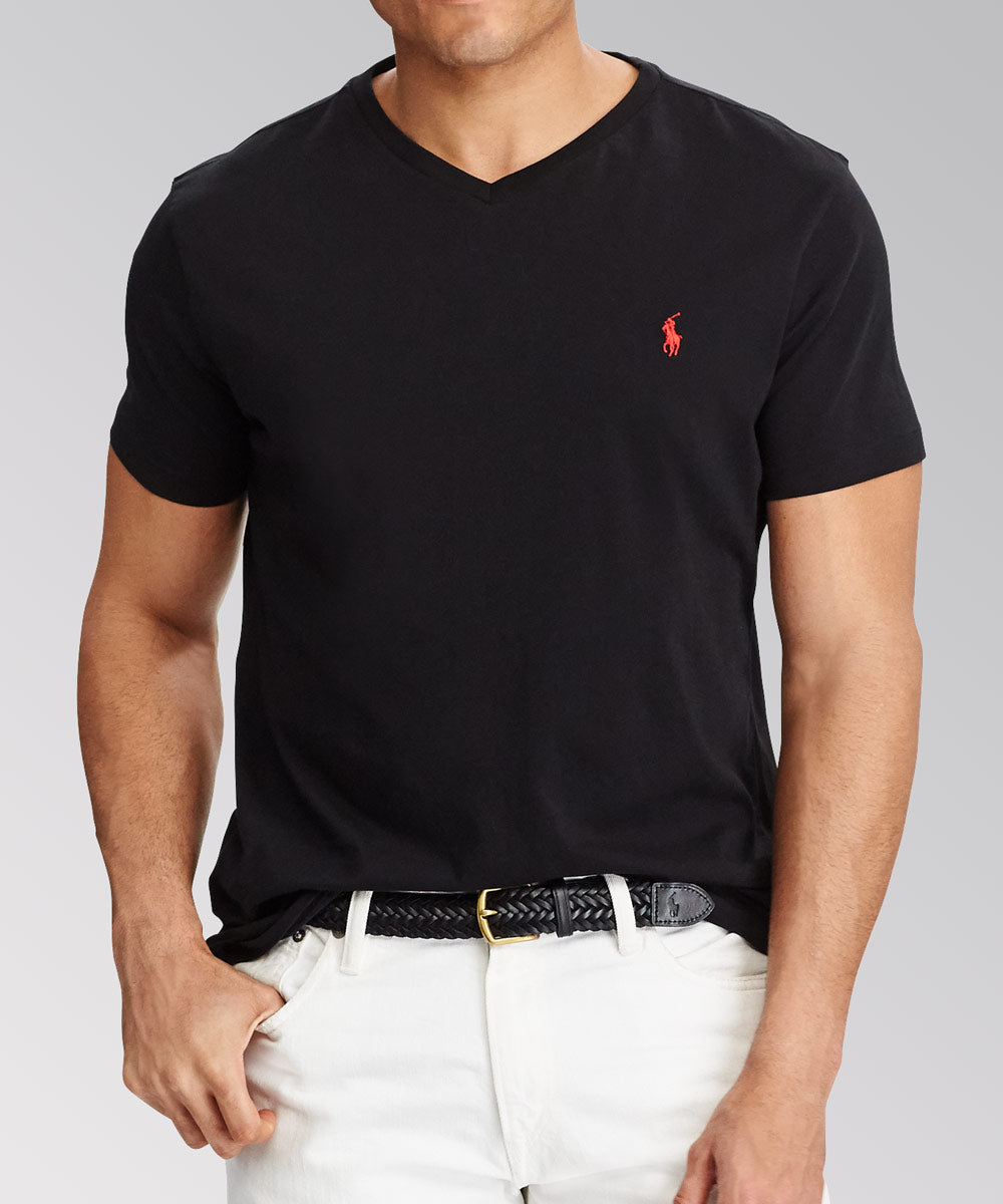 Polo Ralph Lauren Short Sleeve V-Neck Tee Shirt, Men's Big & Tall