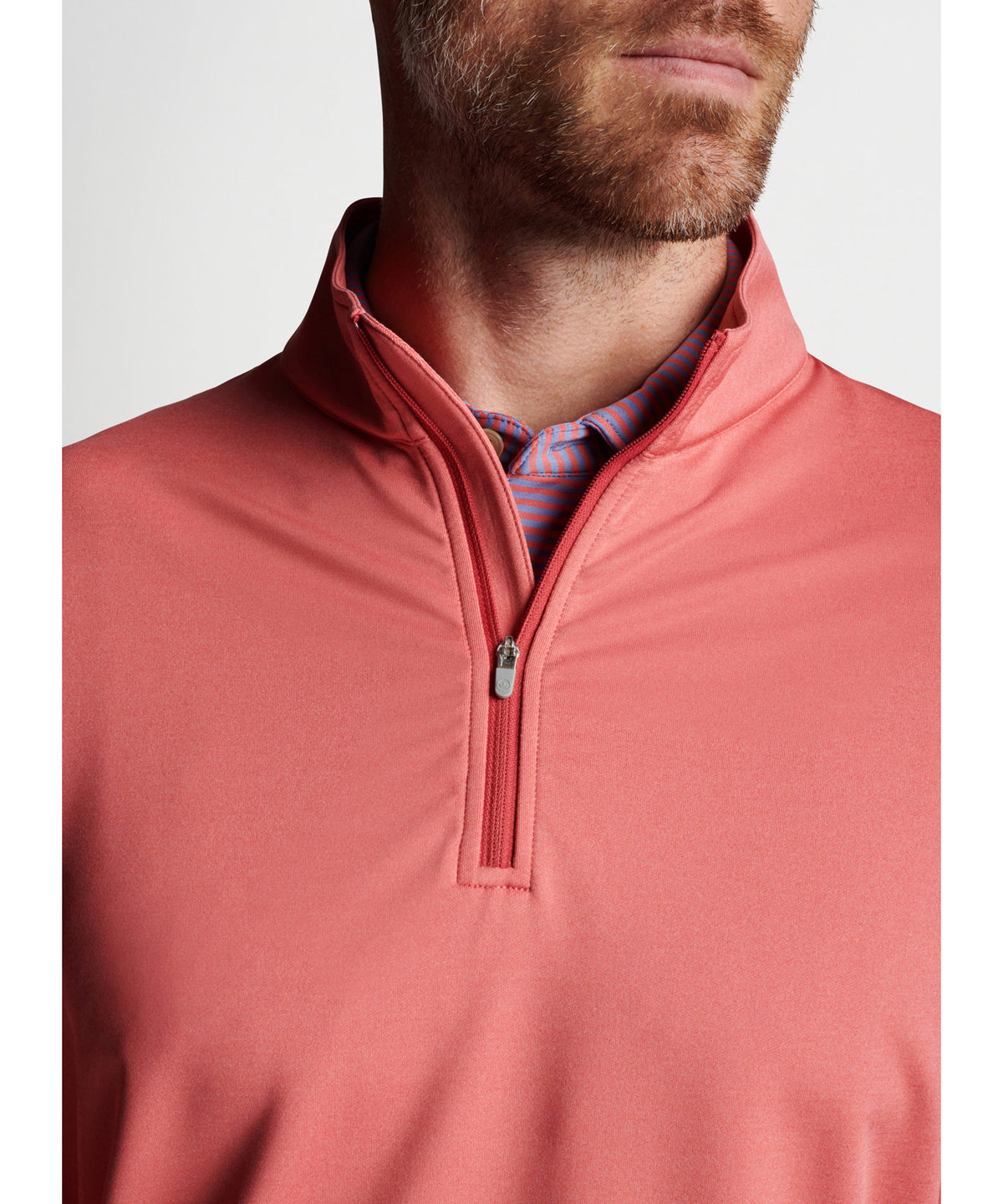 Peter Millar Perth Stretch Loop Terry Quarter-Zip Pullover, Men's Big & Tall