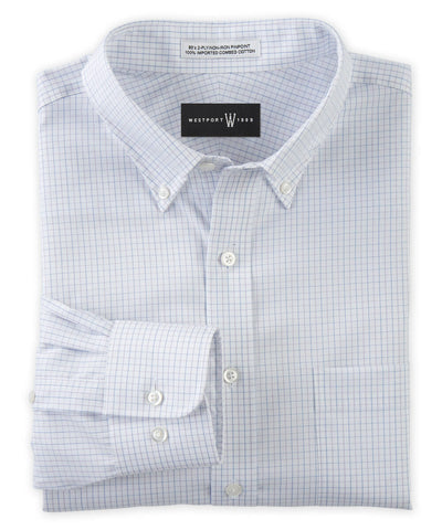Westport 1989 Micro Tattersall Non-Iron Dress Shirt, Men's Big & Tall