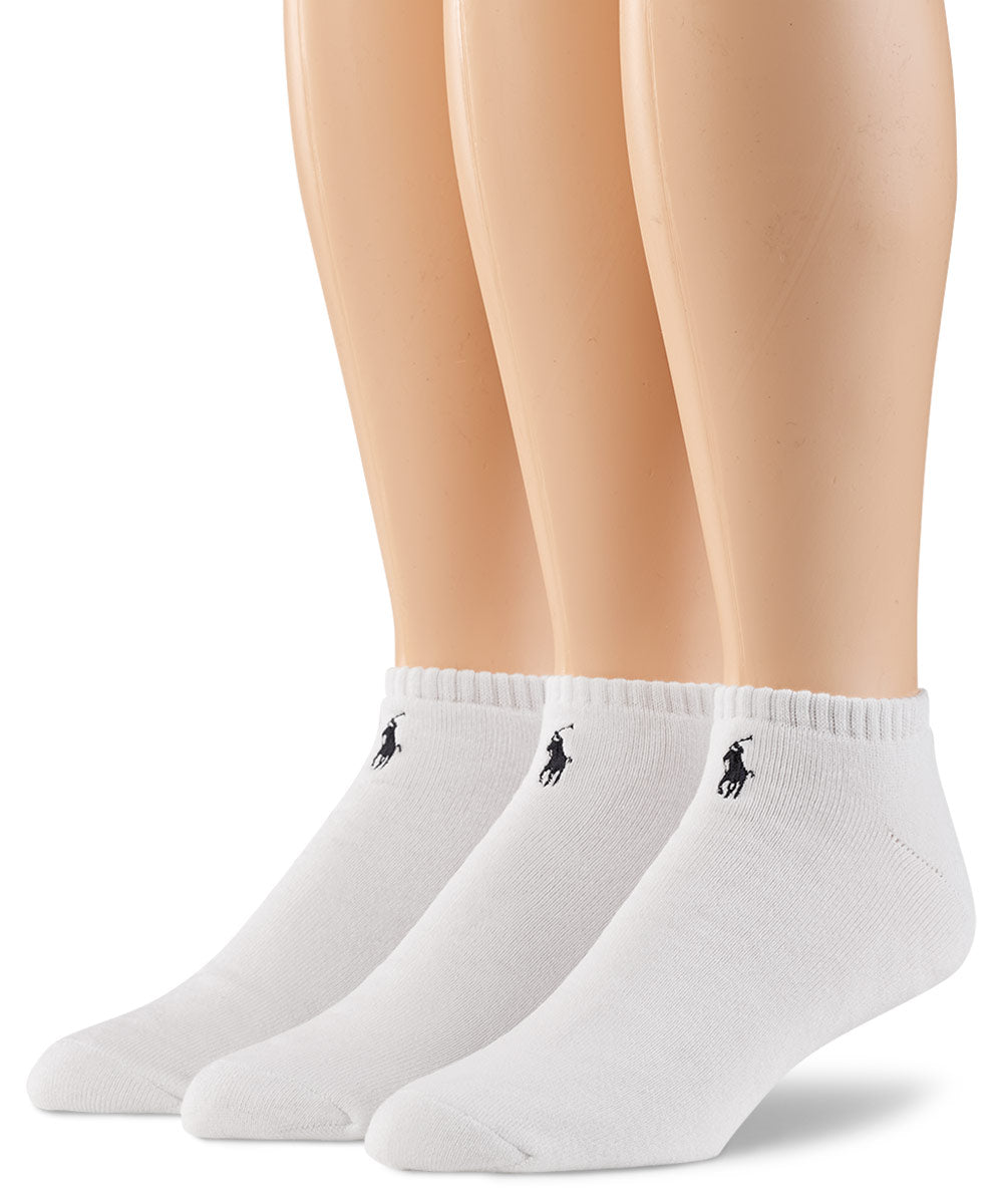 Polo Ralph Lauren Low Cut Athletic Socks (3-Pack), Men's Big & Tall