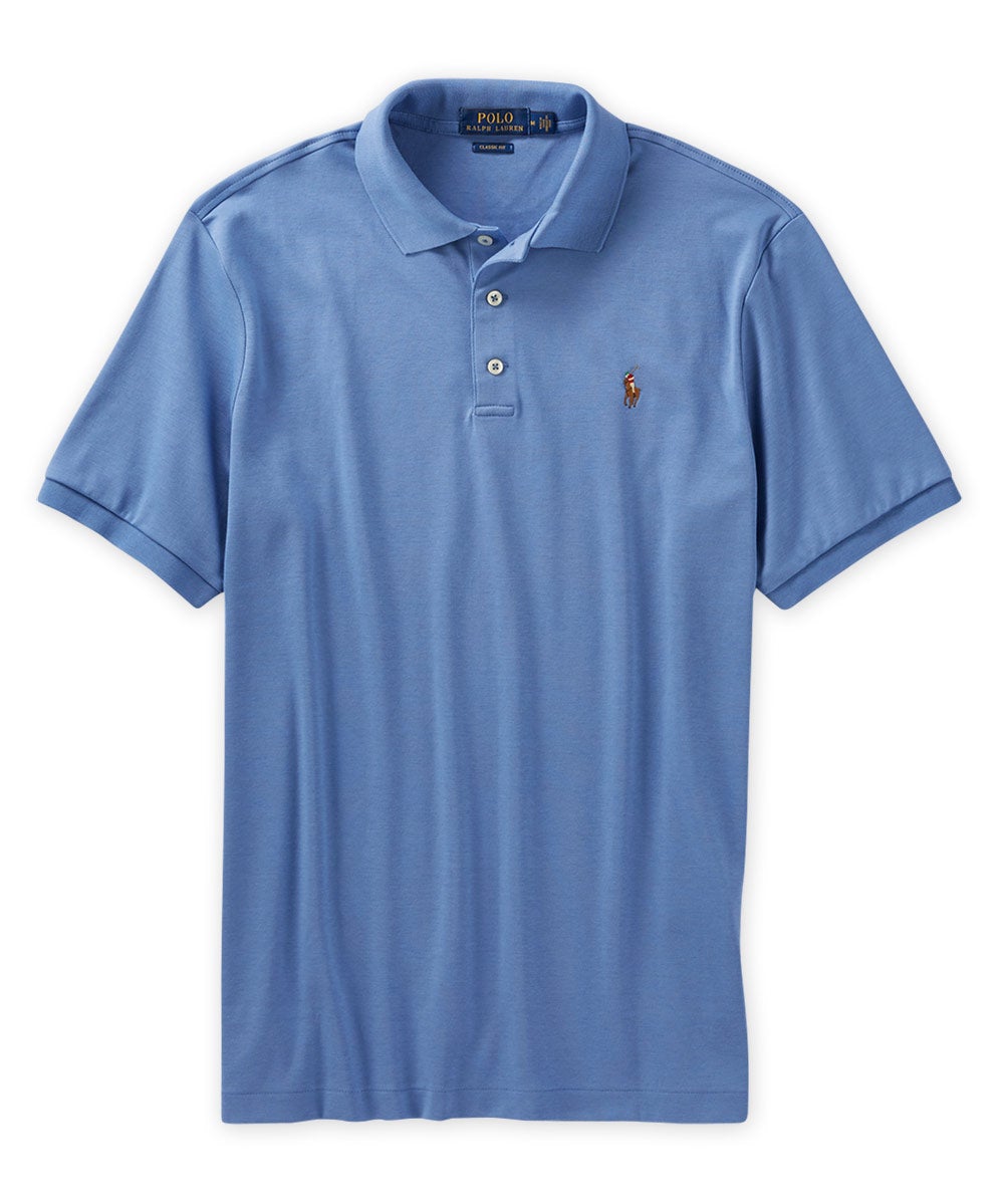 Polo Ralph Lauren Short Sleeve Classic Fit Soft Touch Pima Cotton Polo Shirt, Men's Big & Tall