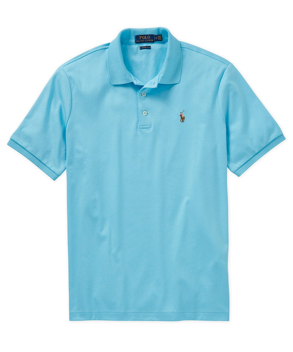 Polo Ralph Lauren Short Sleeve Classic Fit Soft Touch Pima Cotton Polo Shirt, Men's Big & Tall