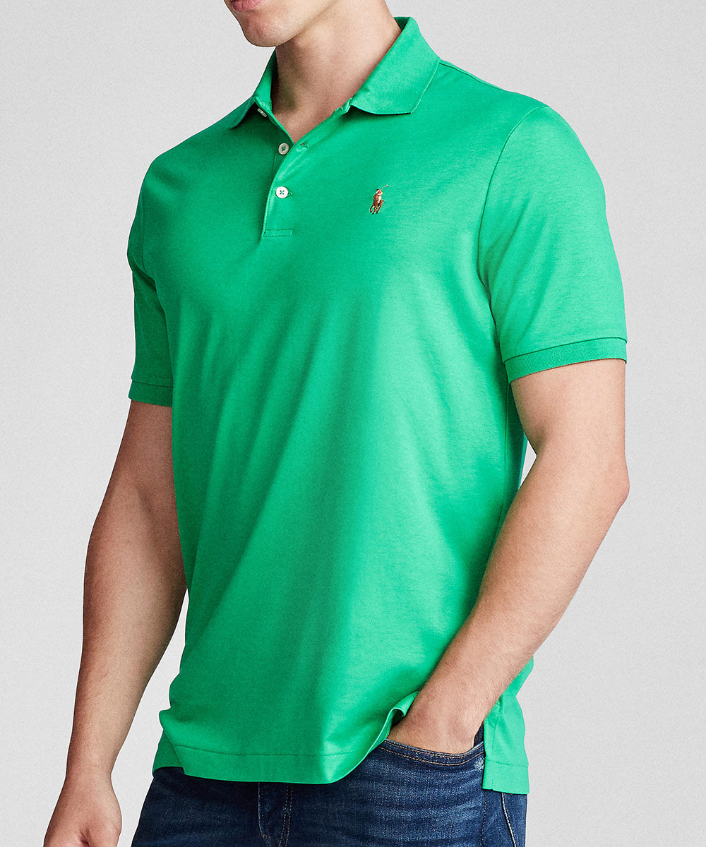 Polo Ralph Lauren Short Sleeve Classic Fit Soft Touch Pima Cotton Polo Shirt, Men's Big & Tall