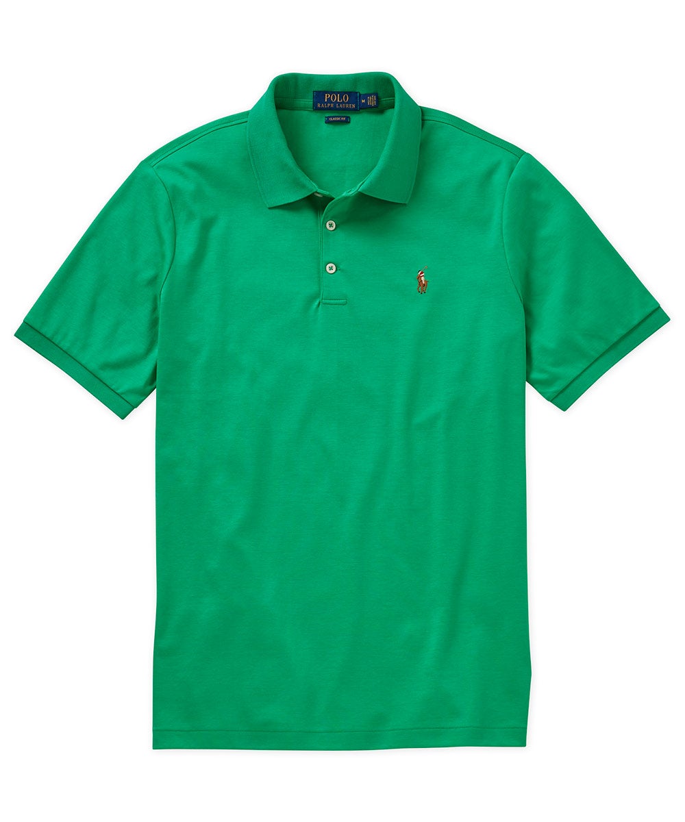 Polo Ralph Lauren Short Sleeve Classic Fit Soft Touch Pima Cotton Polo Shirt, Men's Big & Tall