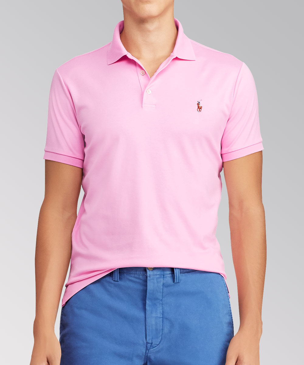 Polo Ralph Lauren Short Sleeve Classic Fit Soft Touch Pima Cotton Polo Shirt, Men's Big & Tall