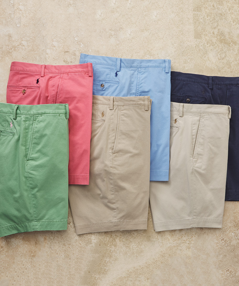 Polo Ralph Lauren Stretch Flat Front Chino Shorts, Men's Big & Tall