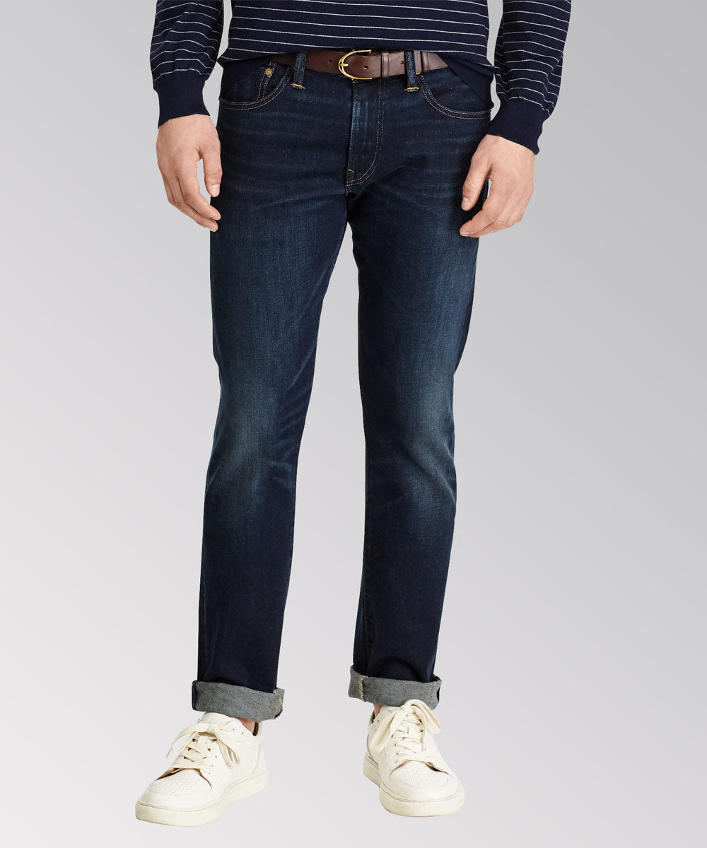 Polo Ralph Lauren Dark Wash Five-Pocket Jeans, Men's Big & Tall