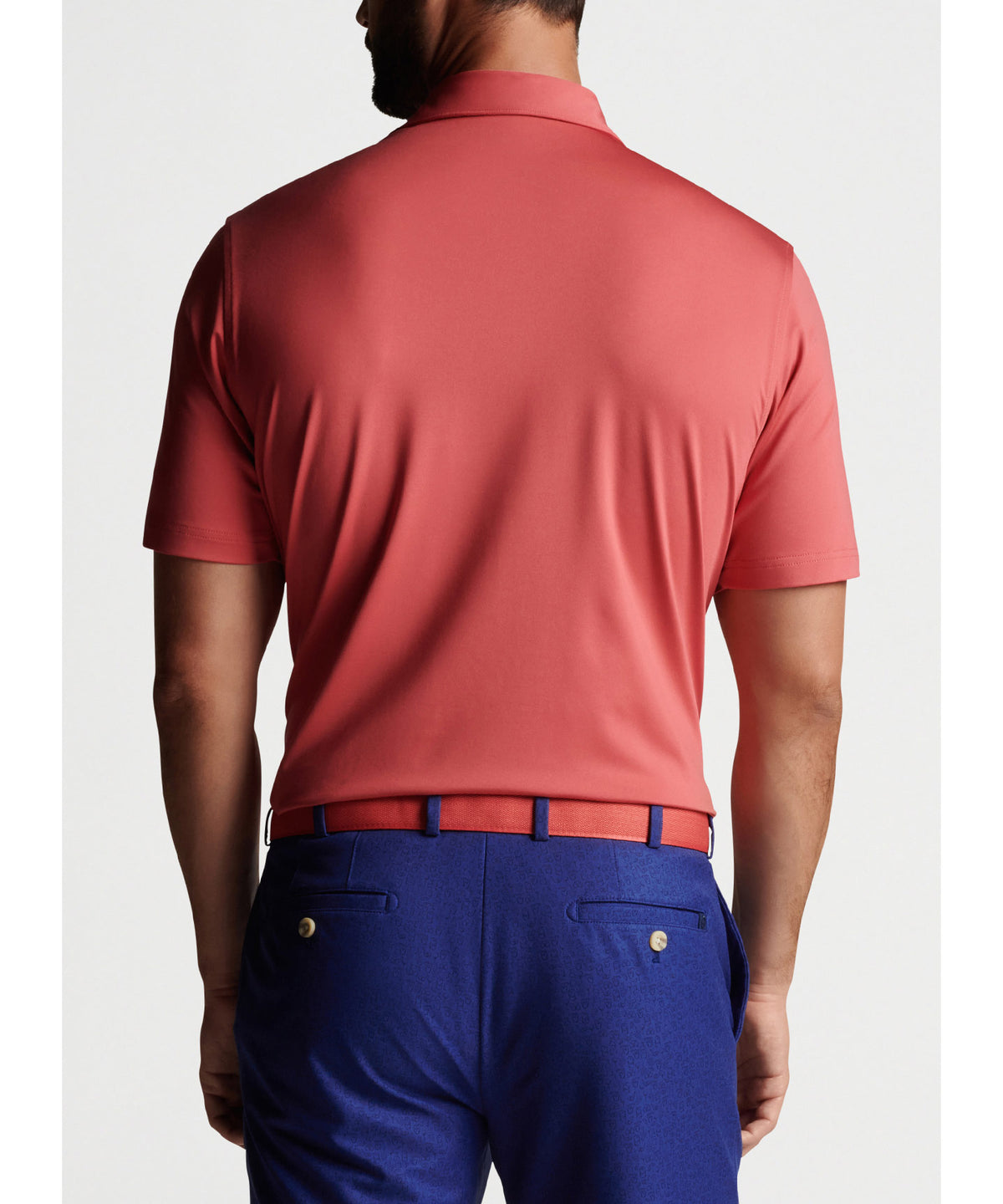 Peter Millar Solid Stretch Jersey Performance Polo Shirt, Men's Big & Tall