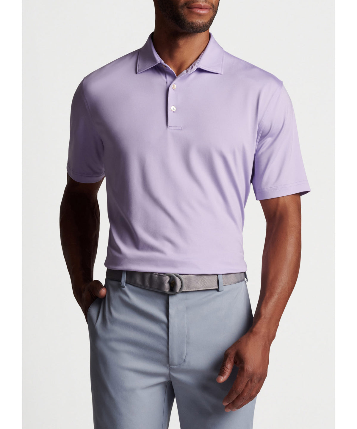 Peter Millar Solid Stretch Jersey Performance Polo Shirt, Men's Big & Tall