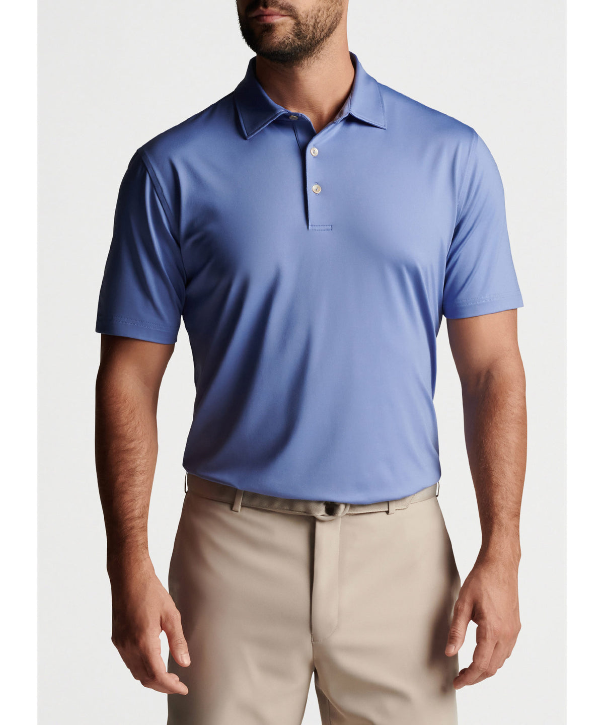 Peter Millar Solid Stretch Jersey Performance Polo Shirt, Men's Big & Tall
