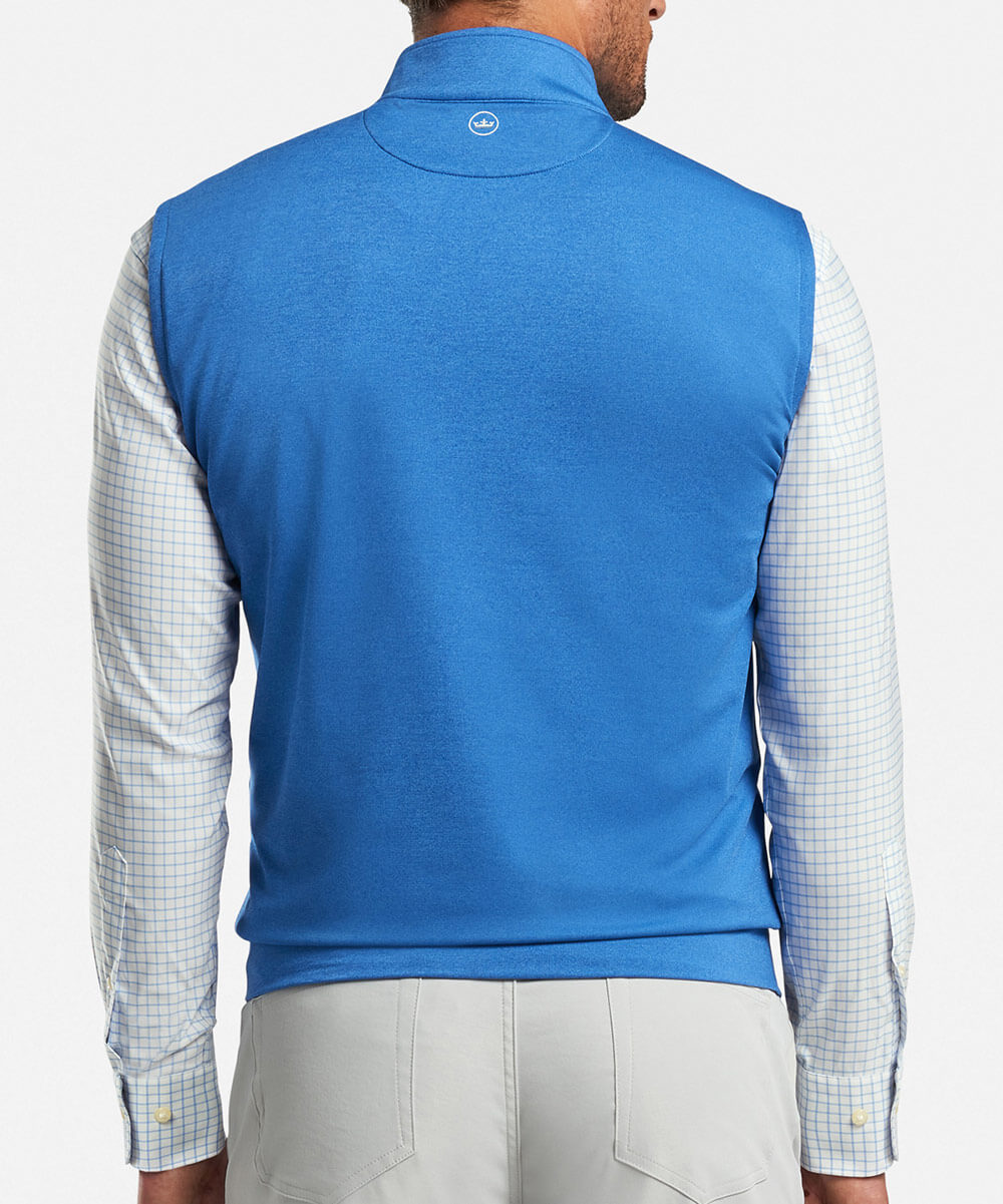 Peter Millar Galway Stretch Terry Quarter-Zip Vest, Men's Big & Tall