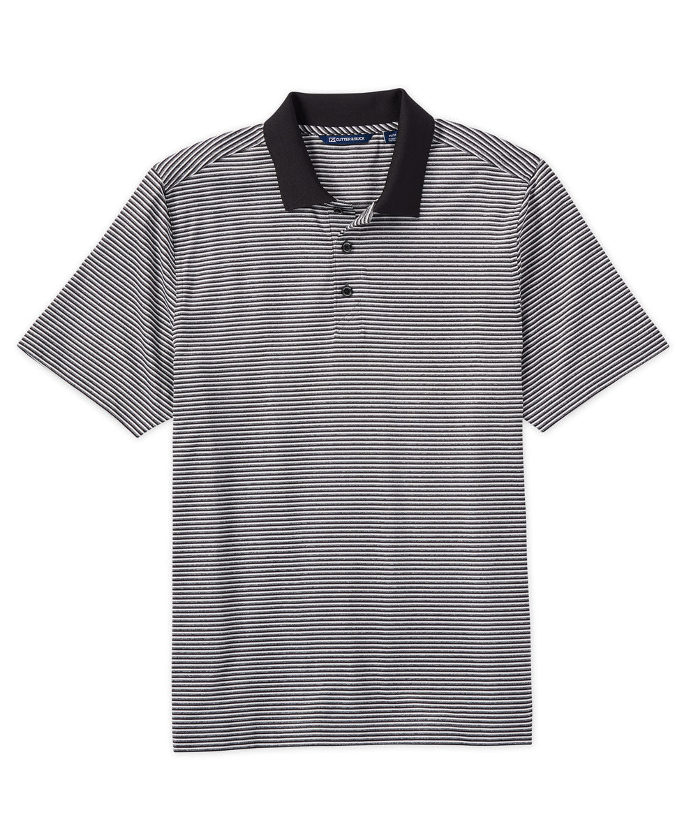 Cutter & Buck Drytec Tonal Stripe Stretch Jersey Polo, Men's Big & Tall