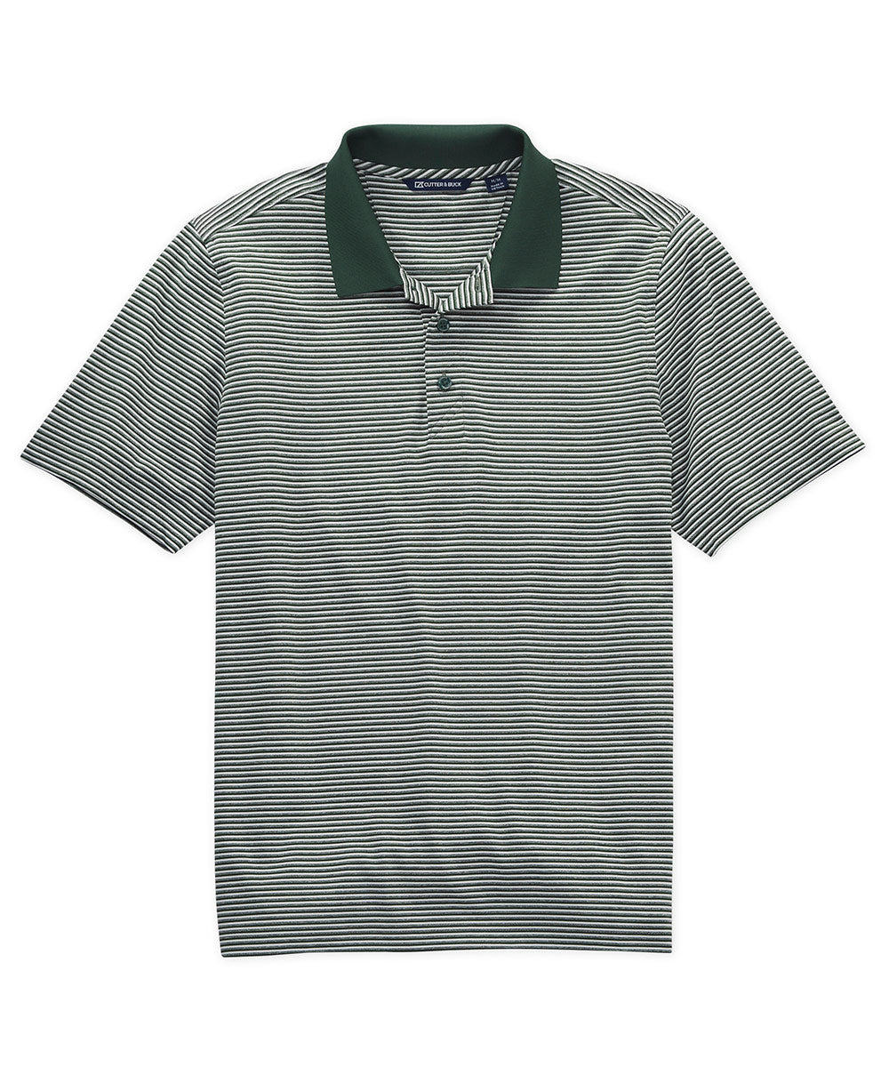 Cutter & Buck Drytec Tonal Stripe Stretch Jersey Polo, Men's Big & Tall