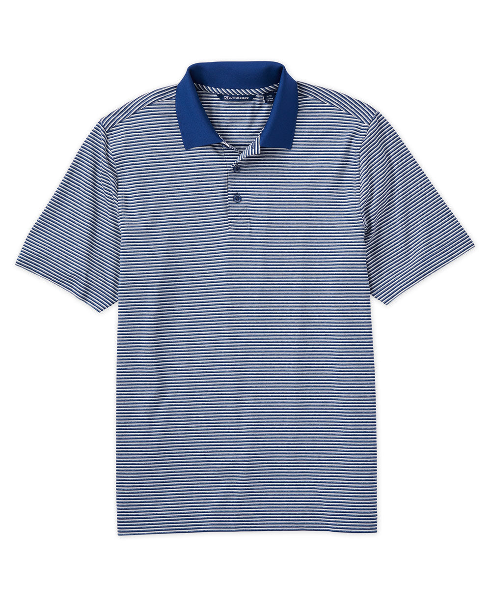 Cutter & Buck Drytec Tonal Stripe Stretch Jersey Polo, Men's Big & Tall