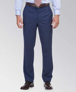 Westport Black 3Sixty5 Stretch Wool Flat Front Suit Pants