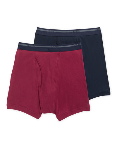 Jockey Rib Knit Boxer Briefs (2-Pack), Men's Big & Tall