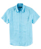 Westport Black Short Sleeve Solid Linen Sport Shirt