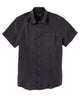 Westport Black Short Sleeve Solid Linen Sport Shirt