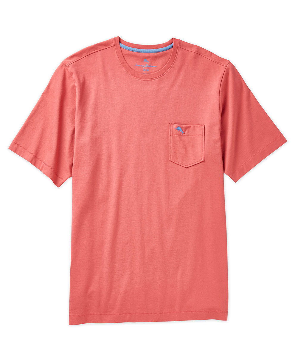 Tommy Bahama Short Sleeve Pima Pocket Tee Shirt, Men's Big & Tall