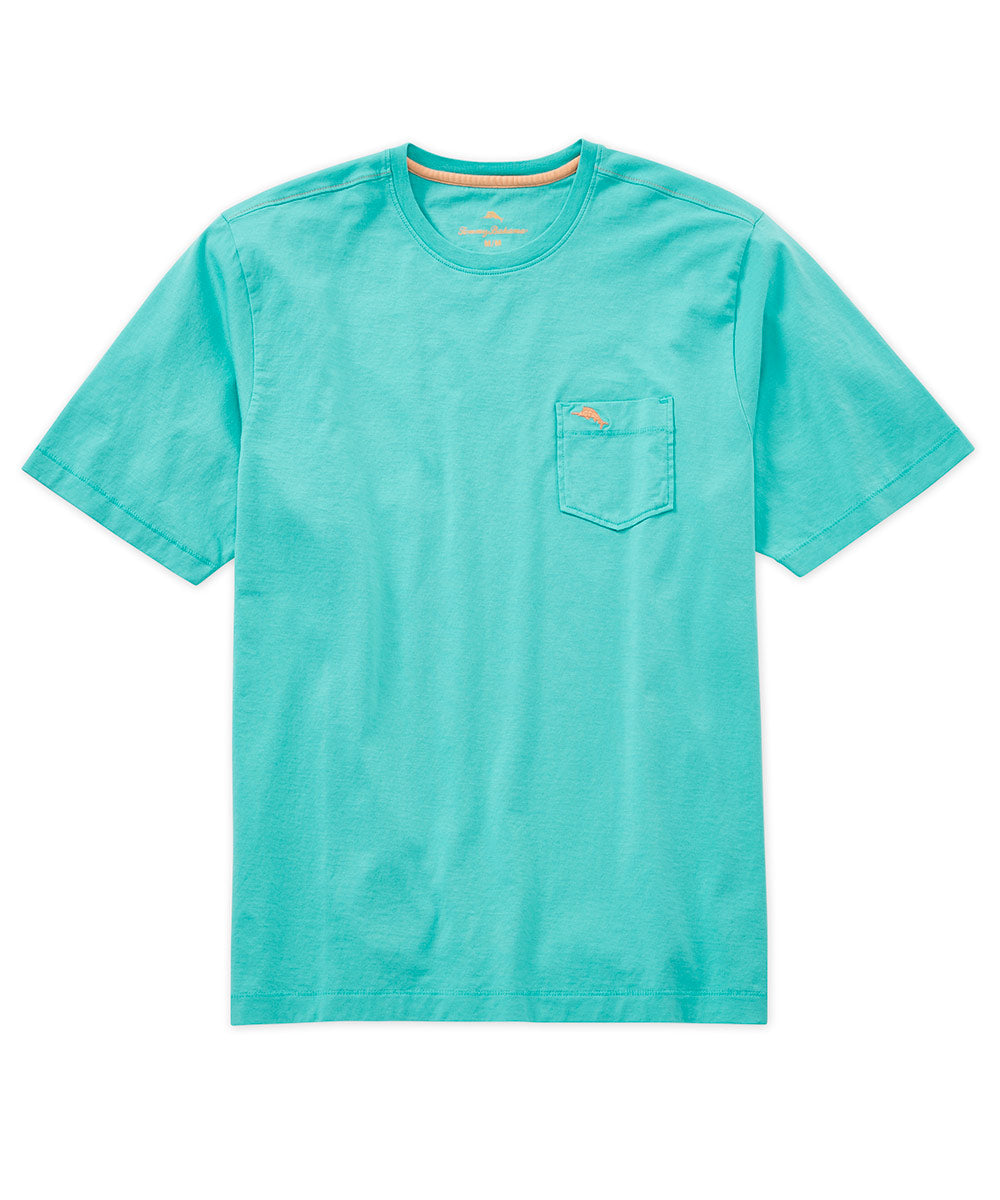 Tommy Bahama Short Sleeve Pima Pocket Tee Shirt, Men's Big & Tall