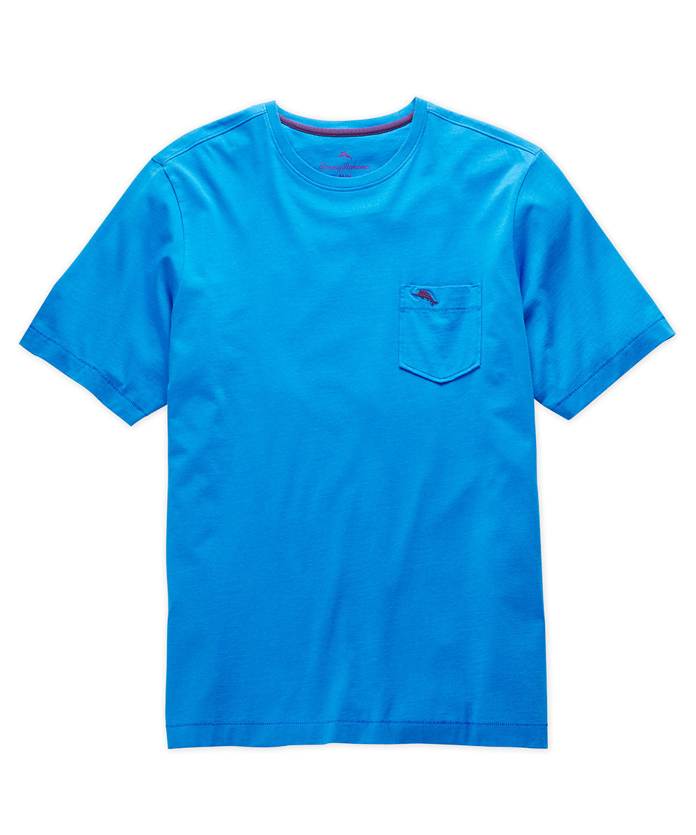 Tommy Bahama Short Sleeve Pima Pocket Tee Shirt, Men's Big & Tall