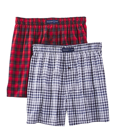 Westport 1989 Woven Boxers (2-Pack), Men's Big & Tall