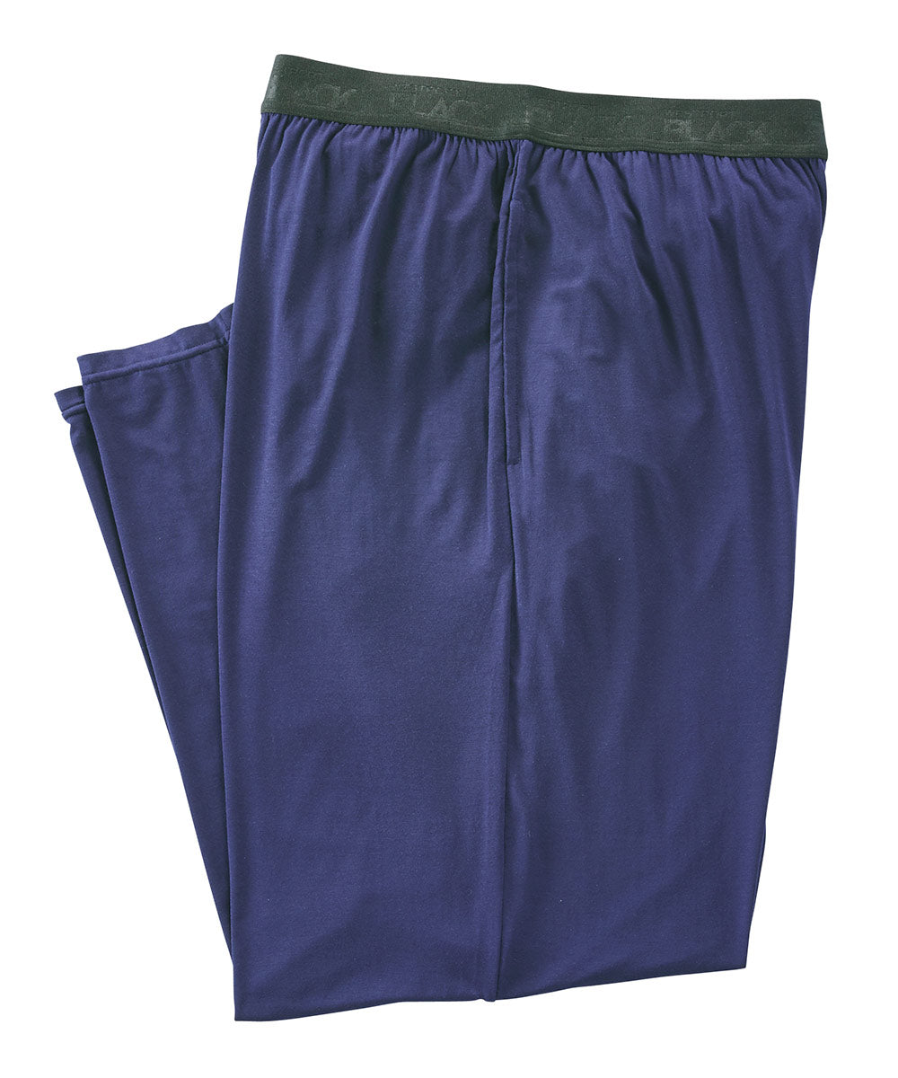 Westport Black Lounge Pants, Men's Big & Tall