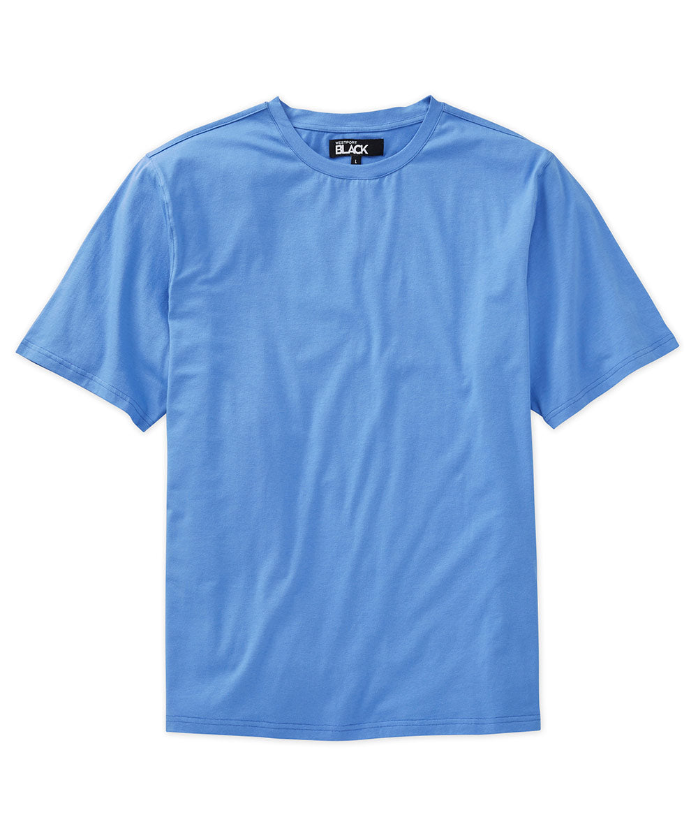 Westport Black Short Sleeve Pima Stretch Solid Tee
