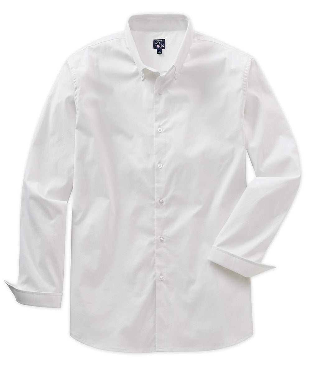 Westport No-Tuck Long Sleeve Button Down Collar Cotton Oxford Sport Shirt, Men's Big & Tall