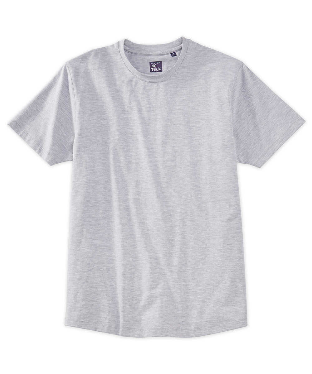 Westport No-Tuck Stretch Crew Tee Shirt, Men's Big & Tall