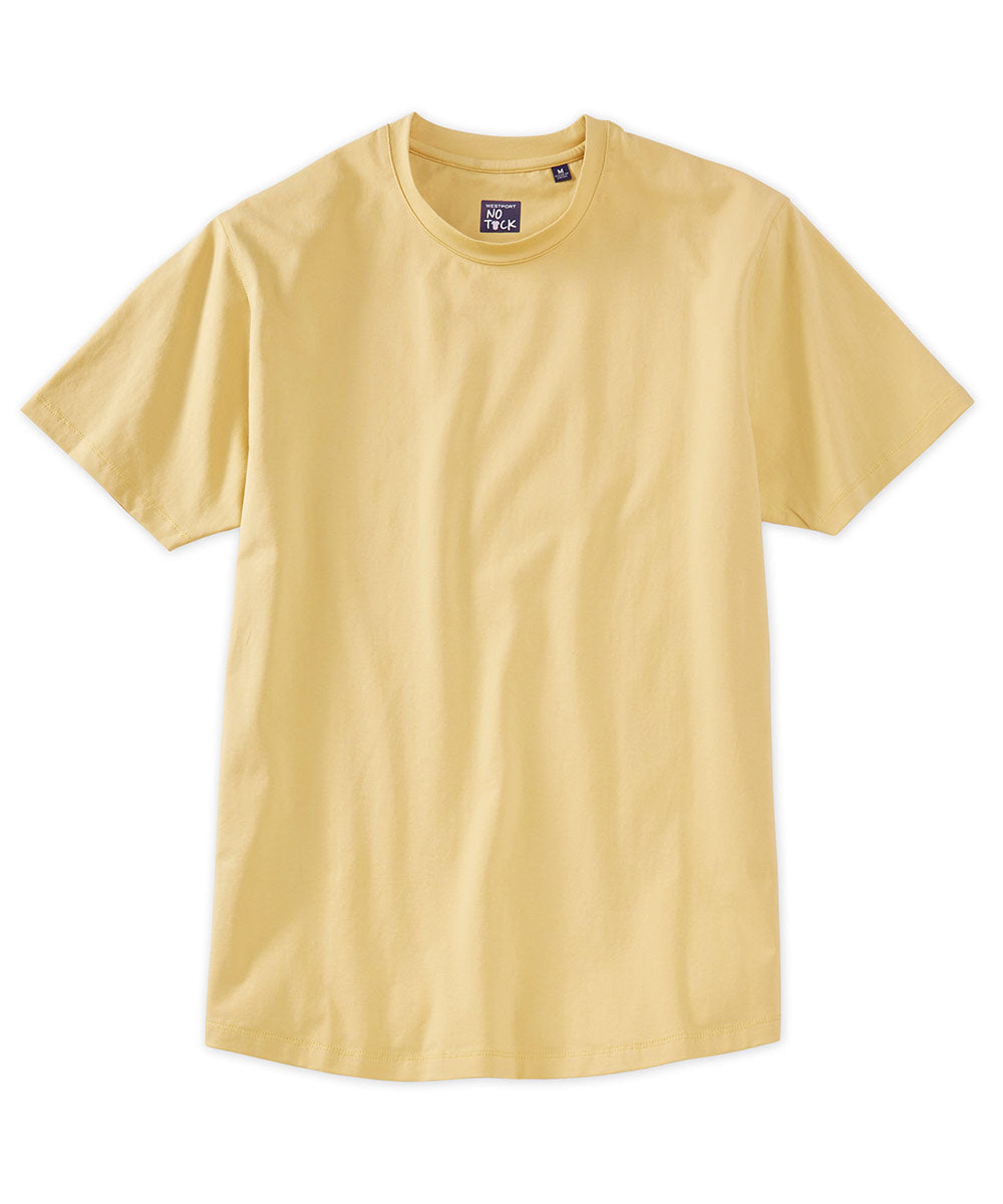Westport No-Tuck Stretch Crew Tee Shirt, Men's Big & Tall
