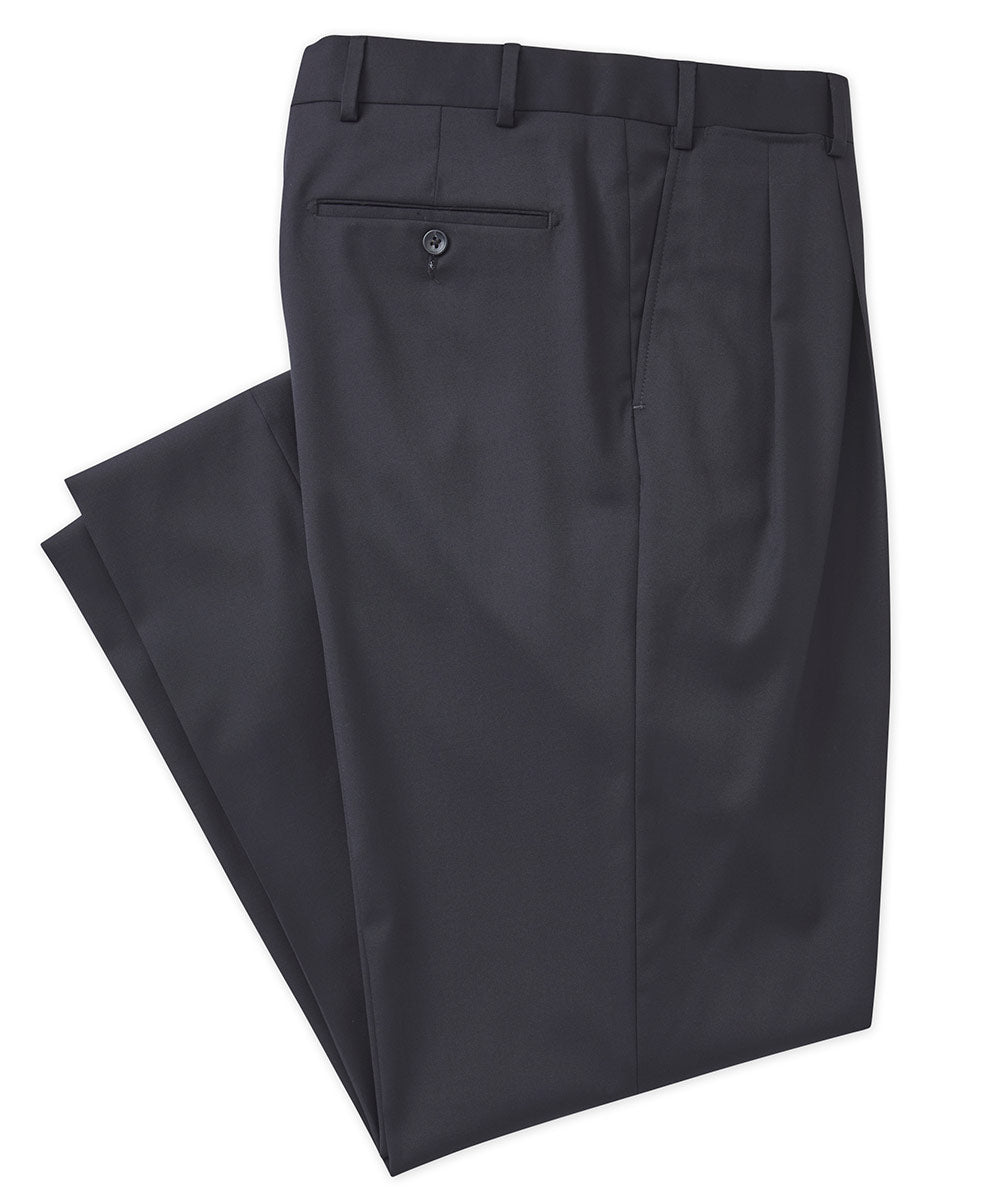 Westport Black Loro Piana Pleated Dress Pant