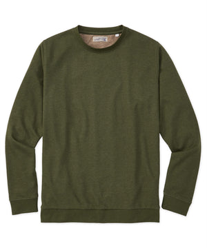 Westport Lifestyle Melange Interlock Pullover Crew