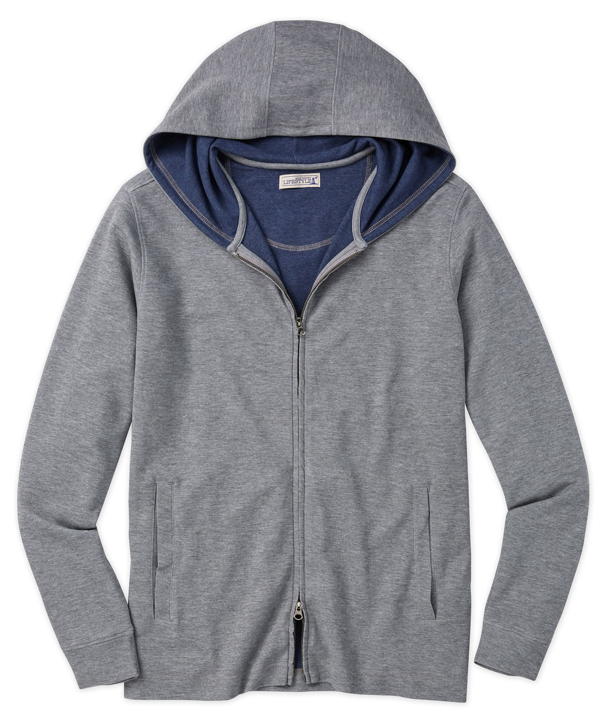 Westport Lifestyle Melange Full-Zip Hoodie, Men's Big & Tall